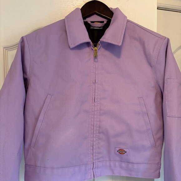 Like New Dickies Lined Eisenhower Cropped Jacket - Lilac Purple (Size S) - Picture 1 of 5
